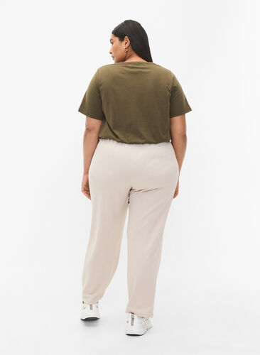 Zizzifashion FLASH - Straight fit trousers, Moonbeam, Model image number 1