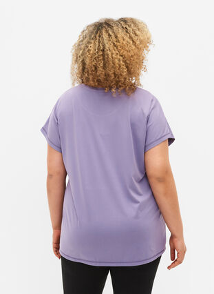Zizzifashion Short sleeved workout t-shirt, Daybreak, Model image number 1