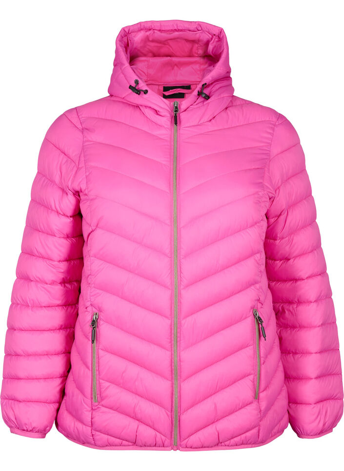 - - 42-60 Sz. hood with Zizzifashion Pink jacket - Lightweight