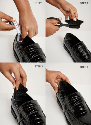 Zizzifashion 2-pack heel inserts, Black, Image image number 0