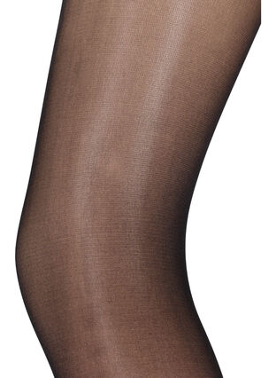 Zizzifashion Run-resistant 50 denier tights, Black, Packshot image number 1