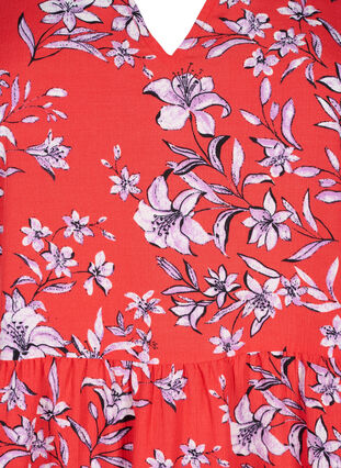 Zizzifashion FLASH - Printed A-line dress, Poinsettia Flower, Packshot image number 2