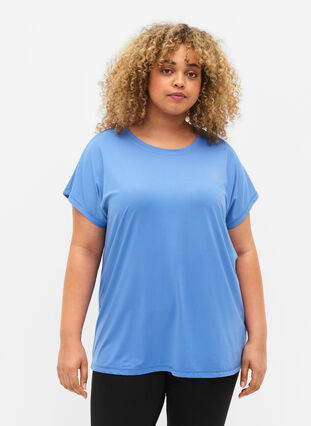 Zizzifashion Short sleeved workout t-shirt, Granada Sky, Model image number 0