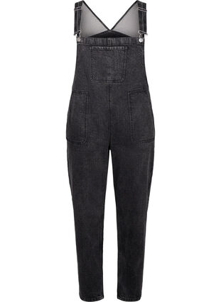 Zizzifashion Denim overalls, Dark Grey Denim, Packshot image number 0