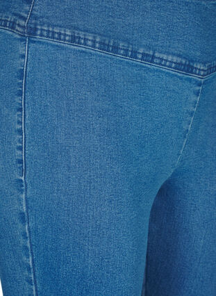 Zizzifashion Stretchy jeggings with high waist, Light Blue, Packshot image number 2