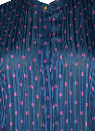 Zizzifashion Polka dot shirt (GRS), Vintage Indigo Dot, Packshot image number 2