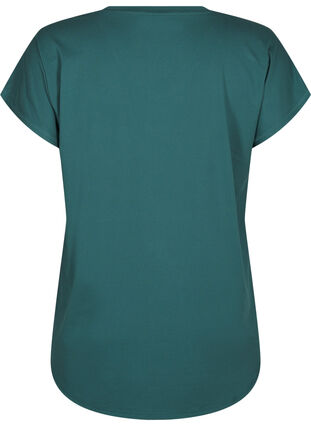 Zizzifashion V-neck training t-shirt, Bistro Green, Packshot image number 1