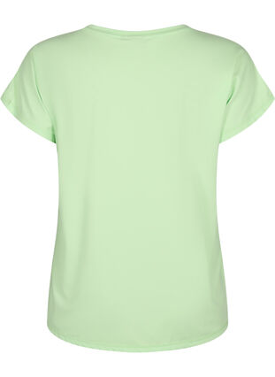 Zizzifashion Short sleeved workout t-shirt, Paradise Green, Packshot image number 1