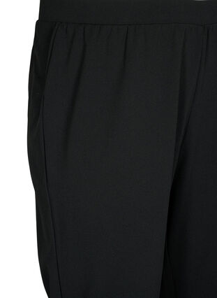 Zizzifashion FLASH - Straight fit trousers, Black, Packshot image number 2