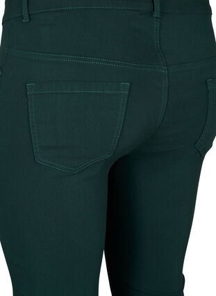 Zizzifashion Slim fit trousers with pockets, Scarab, Packshot image number 3