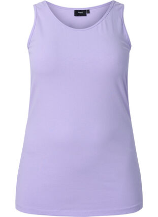 Zizzifashion Cotton basic top, Lavender, Packshot image number 0