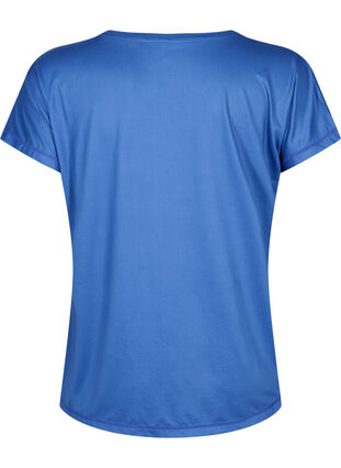 Zizzifashion Short sleeved workout t-shirt, Sodalite Blue, Packshot image number 1