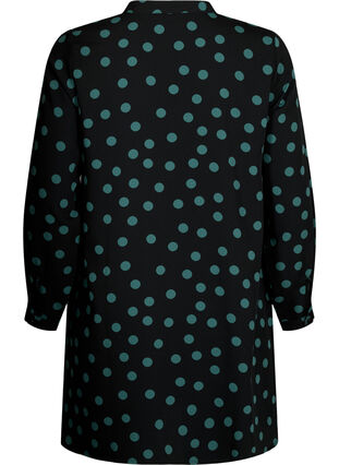 Zizzifashion FLASH - Dotted tunic with long sleeves, Dot, Packshot image number 1