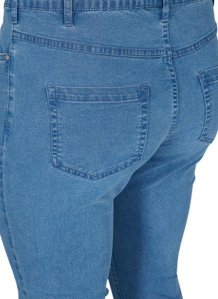 Zizzifashion High-waisted super slim Amy jeans , Light blue, Packshot image number 3