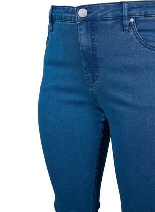 Zizzifashion High-waisted super slim Amy jeans , Mid Blue, Packshot image number 2