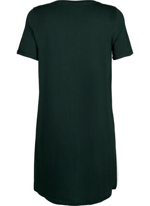 Zizzifashion Short-sleeved nightgown in organic cotton, Scarab Enthusiast, Packshot image number 1