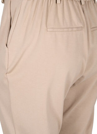 Zizzifashion Cropped Maddison trousers, Silver Mink, Packshot image number 3