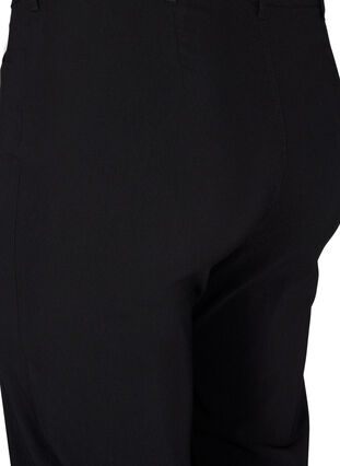 Zizzifashion Classic pants in a viscose mix, Black, Packshot image number 3