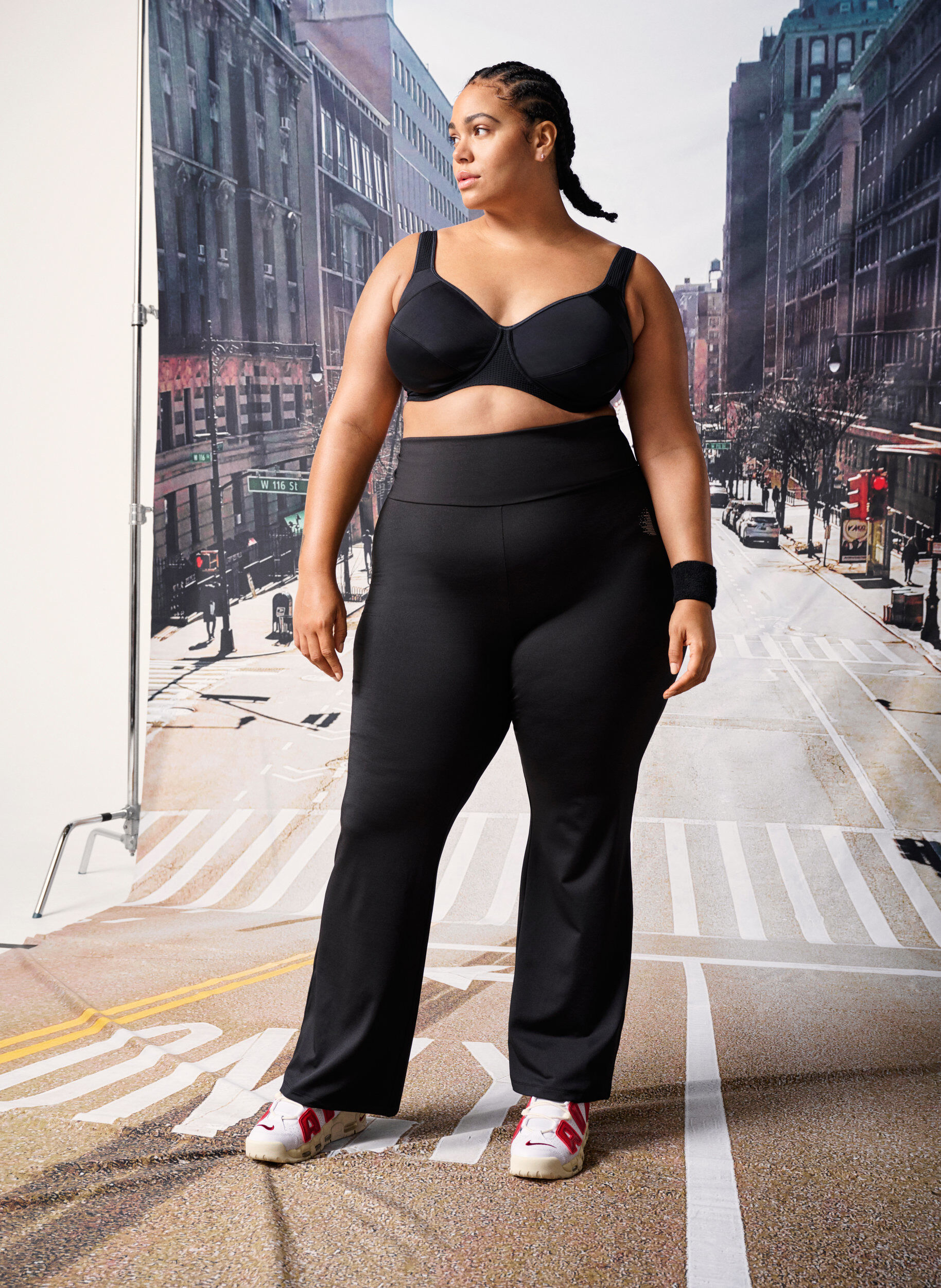 Plus size sale sports crop top