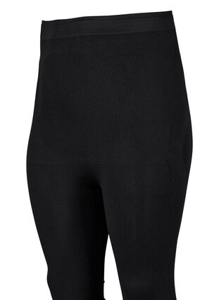 Zizzifashion Shapewear leggings with high waist, Black, Packshot image number 3