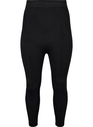 Zizzifashion Shapewear leggings with high waist, Black, Packshot image number 0