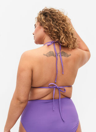 Violet - Solid Adjustable Bikini Top
