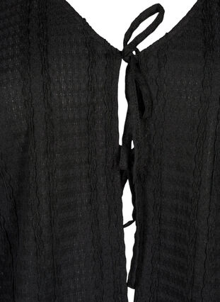 Zizzifashion Cardigan with ties, Black, Packshot image number 2