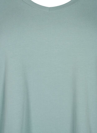 Zizzifashion Basic plain cotton t-shirt, Chinois Green, Packshot image number 2