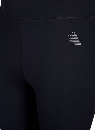 Zizzifashion 7/8 length training tights, Black, Packshot image number 2