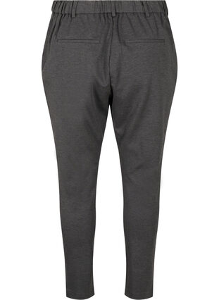 Zizzifashion Cropped Maddison trousers, Dark Grey Melange, Packshot image number 1