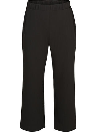 Zizzifashion Loose trousers with pockets, Black, Packshot image number 0
