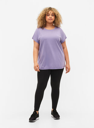Zizzifashion Short sleeved workout t-shirt, Daybreak, Model image number 2