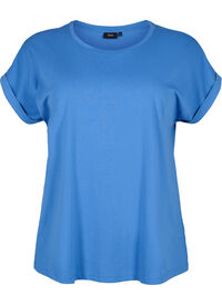 Short sleeve cotton blend T-shirt