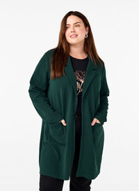 FLASH - Long blazer with pockets, Scarab, Model