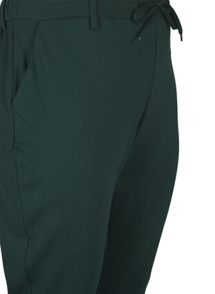 Zizzifashion Cropped Maddison trousers, Scarab, Packshot image number 2