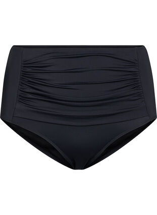 Zizzifashion High waisted bikini bottom, Black, Packshot image number 0