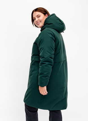 Zizzifashion Winter jacket with adjustable waist, Scarab, Model image number 1