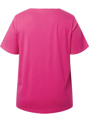 Zizzifashion FLASH - T-shirt with motif, Raspberry Rose, Packshot image number 1