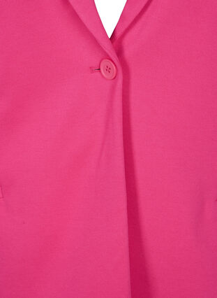 Zizzifashion Simple blazer with button closure, Raspberry Sorbet, Packshot image number 2