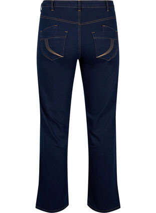 Zizzifashion Regular fit Gemma jeans with a high waist, Blue denim, Packshot image number 1