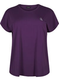 Solid-coloured workout T-shirt