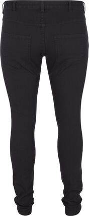 Zizzifashion High-waisted super slim Amy jeans , Black, Packshot image number 1