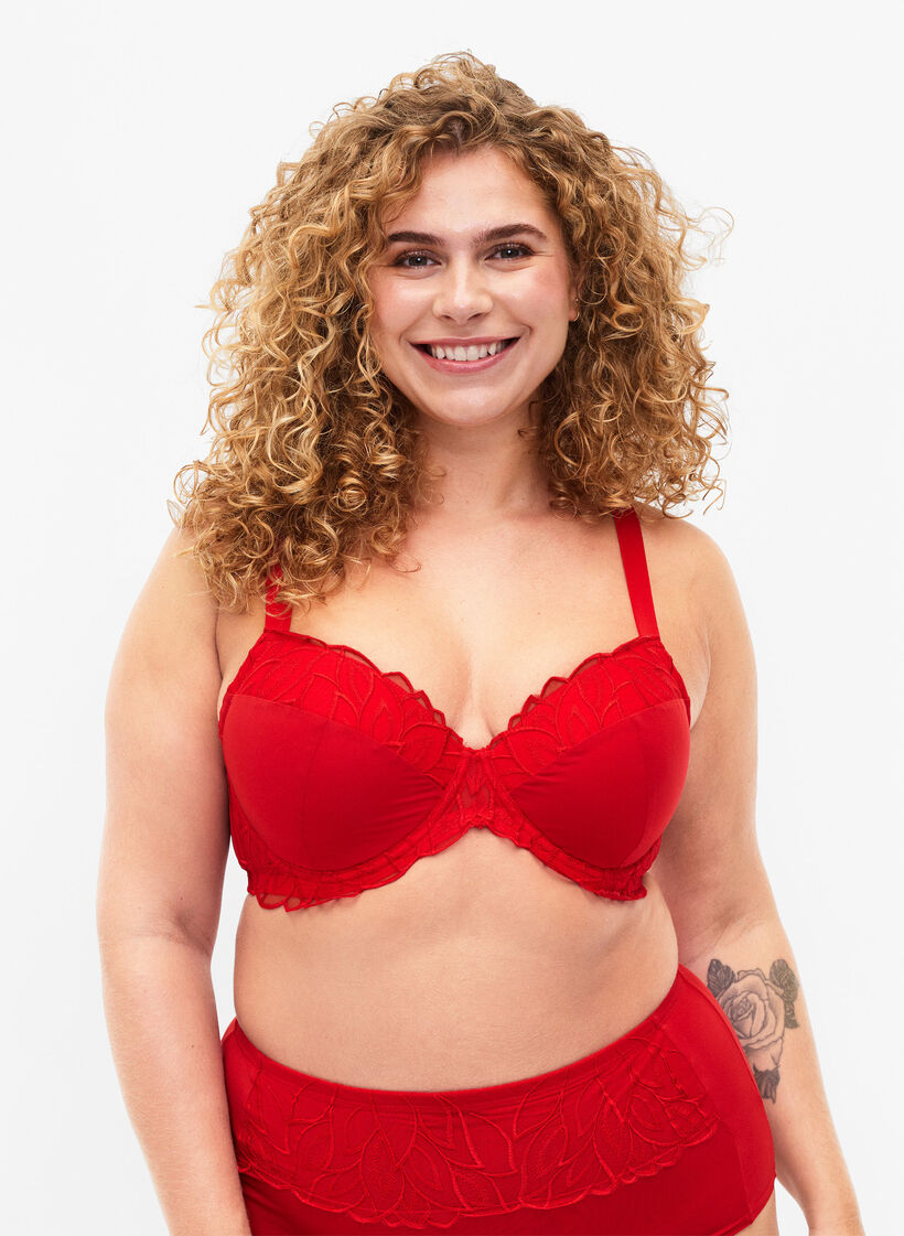 Devoted By Zizzi WITH LACE AND SOFT PADDING - Underwired bra