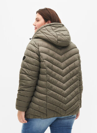 Zizzifashion Lightweight jacket with hood, Bungee Cord , Model image number 1