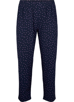 Zizzifashion Cotton pyjamas pants with print, Night Sky Dot, Packshot image number 0