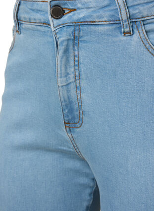 Zizzifashion High-waisted Ellen bootcut jeans, Ex Lgt Blue, Packshot image number 2