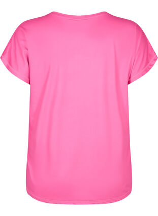 Zizzifashion Short sleeved workout t-shirt, Raspberry Rose, Packshot image number 1