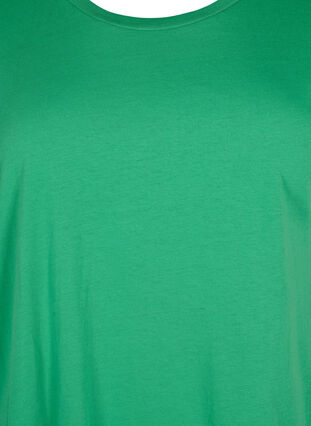Zizzifashion Short sleeved cotton blend t-shirt, Kelly Green, Packshot image number 2