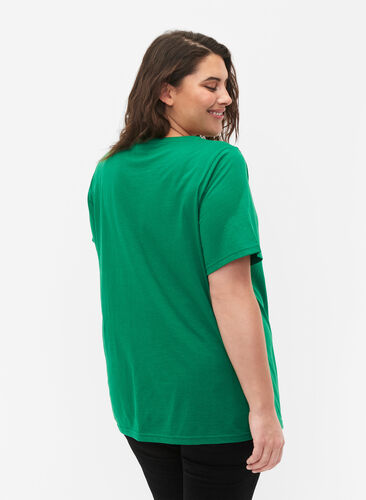 Zizzifashion FLASH - T-shirt with motif, Jolly Green, Model image number 1