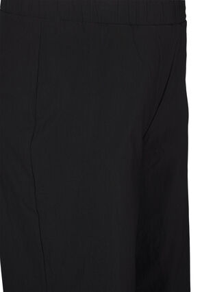 Zizzifashion Wide-leg trousers with elasticated waistband, Black, Packshot image number 2